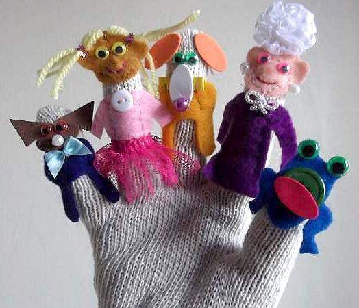 Make Finger Puppets on a Glove