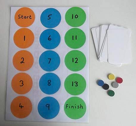 Homemade board game for young kids