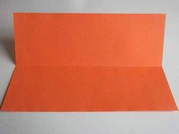 Folded Af orange paper