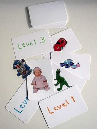 homemade picture flash cards for infants