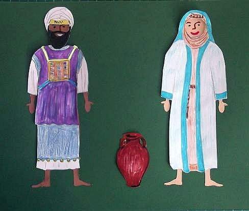 kids bible character drawings