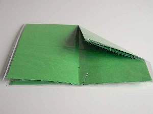 boat paper waterproof corner fold crease second take open