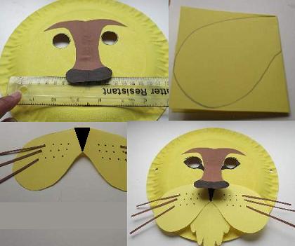 make lion mask whiskers