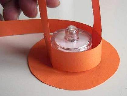 how to make a paper lantern holder