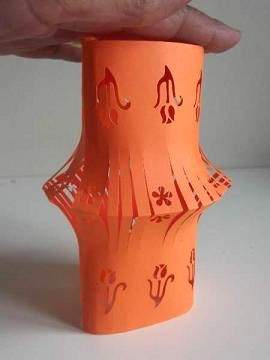 paper lantern shaping